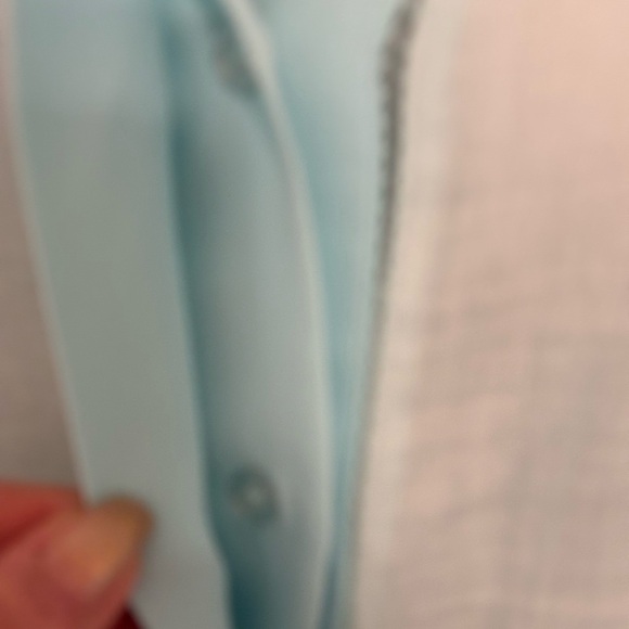 Elle Tahari  Teal Silk Tunic Sz XL - Picture 9 of 11